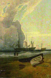 The Mars, der kører ved Anchor ud for Cromer